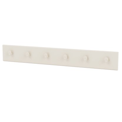 Coat Rack Hakenleiste, 6 Haken, Oat