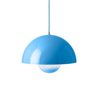 Flowerpot VP7 Pendelleuchte, Swim blue