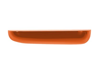 Corniches Wandregal, Groß (H 8,6 x B 45,5 x T 21,9 cm), Orange
