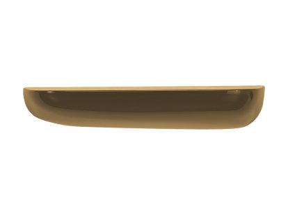 Corniches Wandregal, Groß (H 8,6 x B 45,5 x T 21,9 cm), Khaki