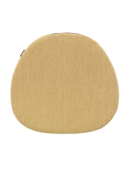 Soft Seats Sitzauflagen, Typ B (B 41,5 x T 37 cm), Stoff Hopsak, Senf / elfenbein