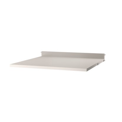 String System Schreibtischplatte, Beige lackiert, B 58 cm x T 58 cm
