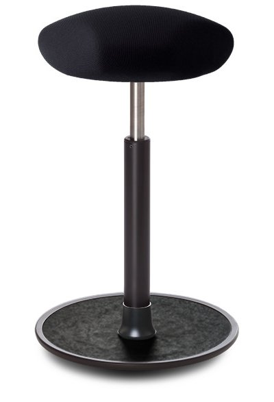 Ongo Free Triangel Hocker, Tall, Gestrick schwarz
