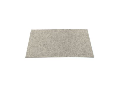 Filzauflage für USM Haller Regal, 50 x 35 cm, Ohne Polster, hellgrau meliert (warm)