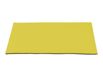 Sitzauflage für Ulmer Hocker, Mit Polster, lemon