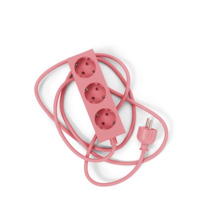 Power Bar / Power Beam Steckdosenleiste, 3 Steckdosen, Bubble gum, 5 m