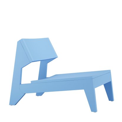 Schulz Loungestuhl, Esche himmelblau 