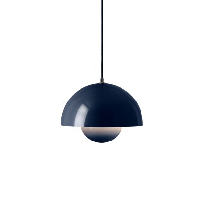 Flowerpot VP1 Pendelleuchte, Steel blue