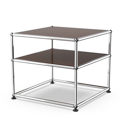 USM Haller Beistelltisch Typ 2, Metall, USM braun