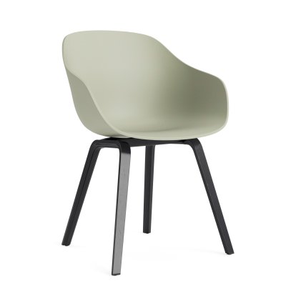 About A Chair AAC 222 Stuhl, Eiche schwarz lackiert, Pastel green 2.0