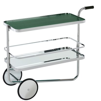 S 179 Barwagen, Chrom / Tanqueray grün, verspiegelt