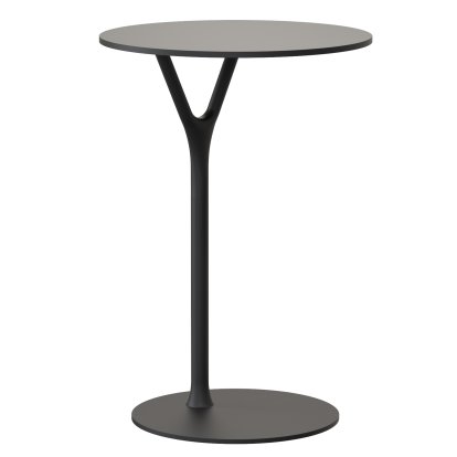 Wishbone Beistelltisch, 65 cm, Schwarz matt