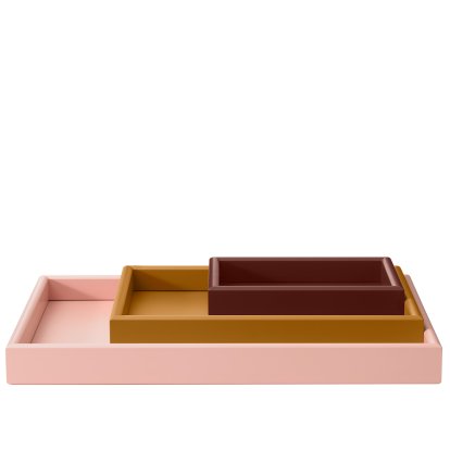Arrange Tablett, 3er Set, S Masala / M Amber / L Ruby