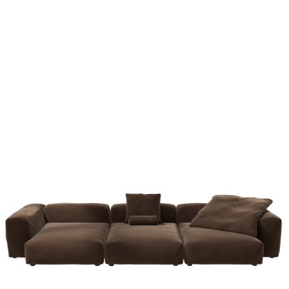Vetsak Sofa Set 5, Pebble - Umber, Mit Kissen