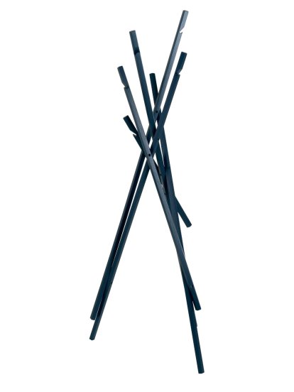 Sticks Garderobenständer, Esche nachtblau matt