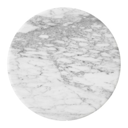 Marmorplatte für Wire Hocker VP11, Bianco Carrara