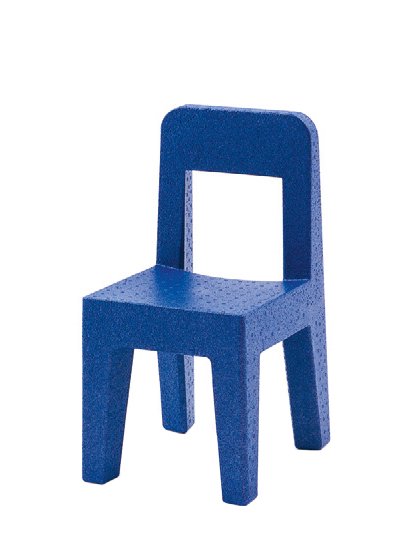 Seggiolina Pop Kinderstuhl, Blau