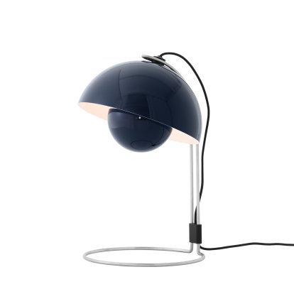 Flowerpot VP4 Tischleuchte, Steel blue