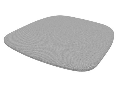 Soft Seats Sitzauflagen, Typ A (B 39,5 x T 38,5 cm), Stoff Plano, Cremeweiß / sierragrau