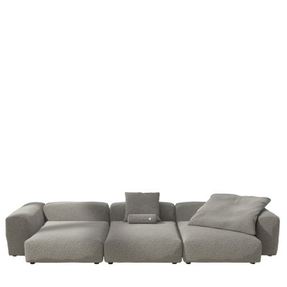 Vetsak Sofa Set 5, Pebble - Platinum, Mit Kissen