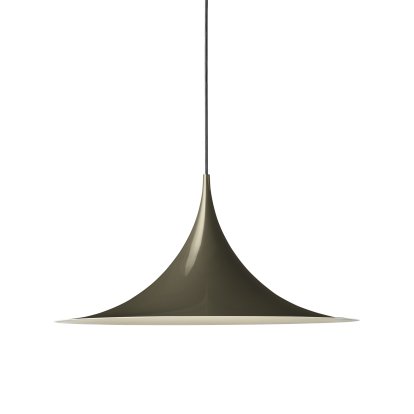 Semi Pendelleuchte, Ø 60 cm, Dunkler Kakao, glänzend