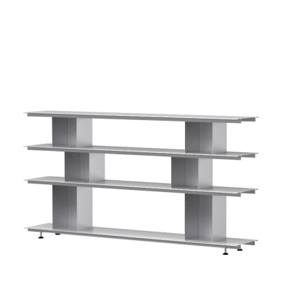 Zoll D Regal, Aluminium, 180 cm, H 33 cm / H 22 cm / H 22 cm