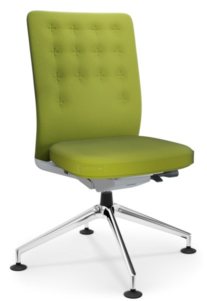 ID Trim Conference, Mit Lumbalstütze, Ohne Armlehnen, Soft grey, Sitz und Rücken Plano, Avocado