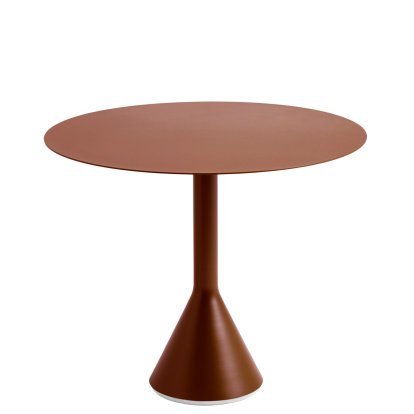 Palissade Cone Tisch, Ø 90 x H 74, Iron red