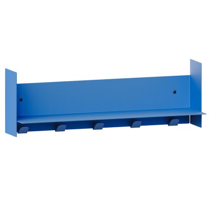 Pli Wandregal Classic, 60 cm, Azurblau, Mit Haken