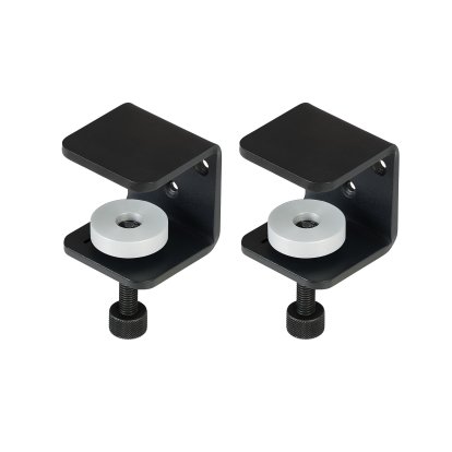 Tiptoe Klemme für Wandregale (2er-Pack), Graphitschwarz