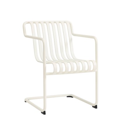 Palissade Dining Freischwinger, Cream white