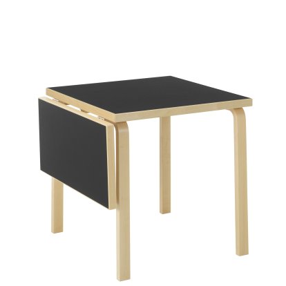 Aalto Tisch klappbar, Lino schwarz