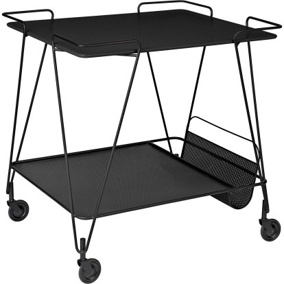 Matégot Servierwagen, Schwarz