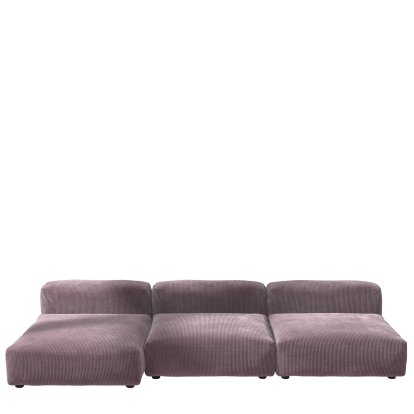 Vetsak Sofa Set 4, Cord velours - Blossom, Ohne Kissen