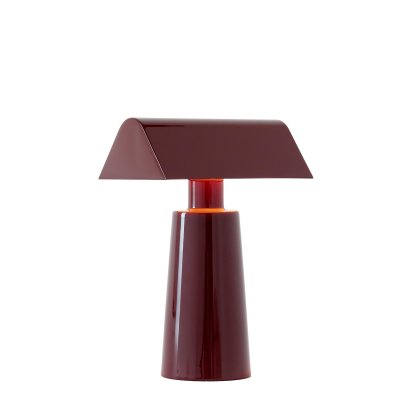Caret Akkuleuchte, Dark burgundy