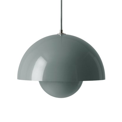 Flowerpot VP2 Pendelleuchte, Stone blue