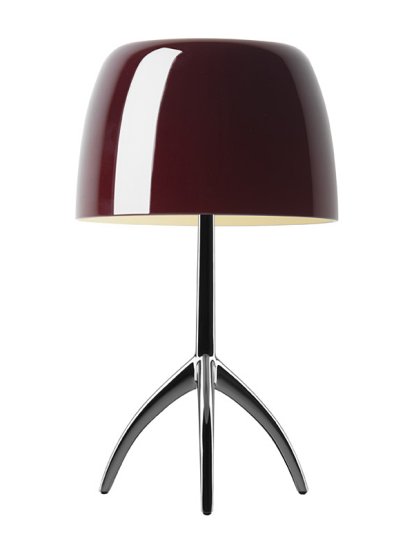 Lumiere 05 Piccola Tischleuchte, Ohne Dimmer, Kirsch