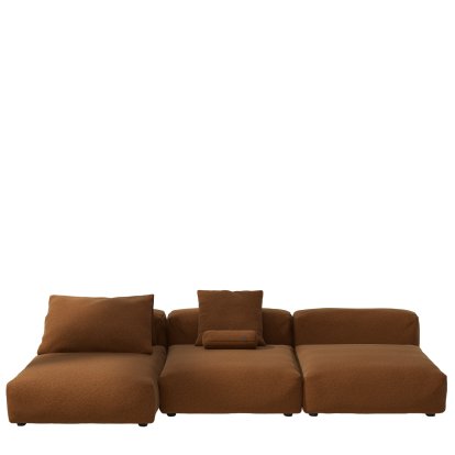 Vetsak Sofa Set 4, Pebble - Sundried, Mit Kissen