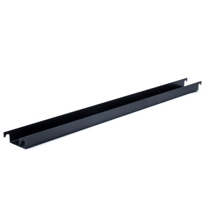 Kabelrinne für Eiermann Tischgestelle, Für Tischgestell 135 cm (Eiermann 2), Schwarz