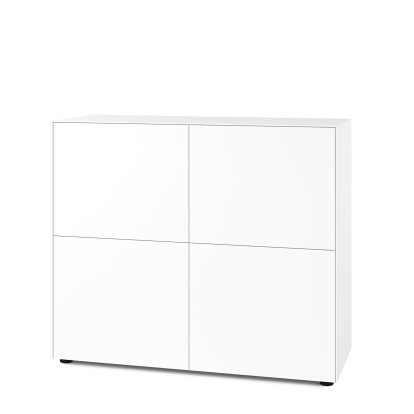 Nex Pur Box 2.0 mit Türen, 40 cm, H 100 cm x B 120 cm (mit zwei Doppeltüren), Weiß