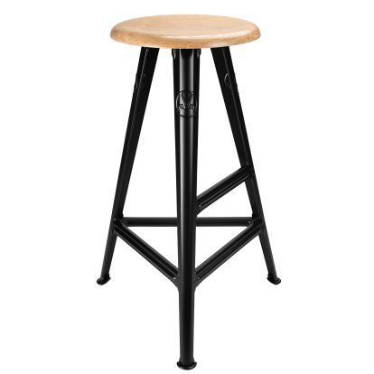 Rowac-Schemel Modell I - 75 cm, Eiche, schwarz matt