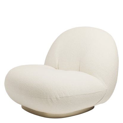 Pacha Loungesessel, Harp, Perlgold, Drehbar
