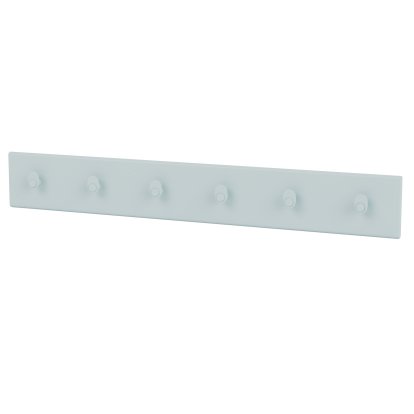 Coat Rack Hakenleiste, 6 Haken, Flint