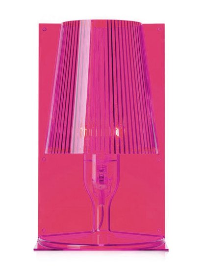 Take Tischleuchte, Transparent, Pink
