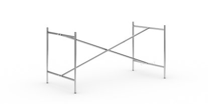 Eiermann 2 Tischgestell , Chrom, senkrecht, mittig, 135 x 66 cm, Ohne Verlängerung (Höhe 66 cm)