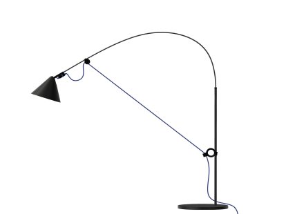 Ayno Tischleuchte, Schwarz, Ultramarin, 2700 K