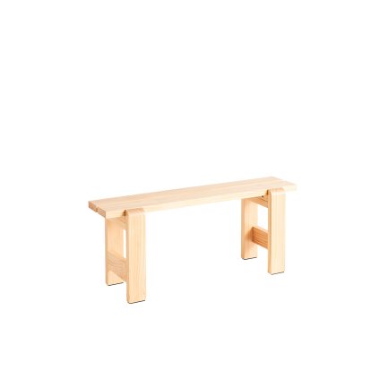 Weekday Bank, 111 cm, Kiefer lackiert