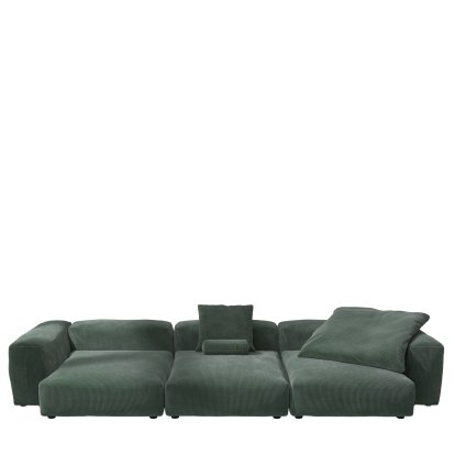 Vetsak Sofa Set 5, Cord velours - Hunter, Mit Kissen