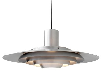 P376 Pendelleuchte, KF2 (Ø 70 cm), Aluminium