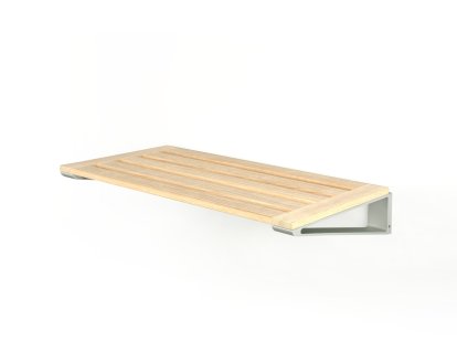 Knax Schuhablage, Ablage 6 (60 cm), Eiche geölt, Grau